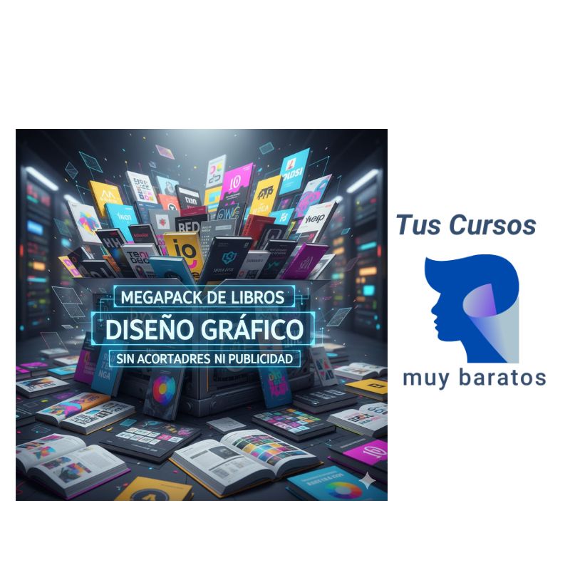 Megapack de libros de diseño grafico sin acortadores y publicidad