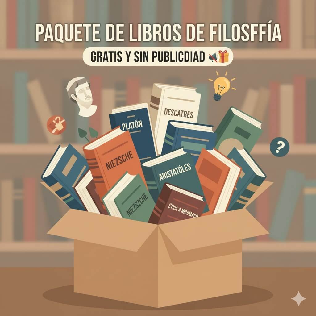 paquete de libros sobre filosofia gratis y sin publicidad