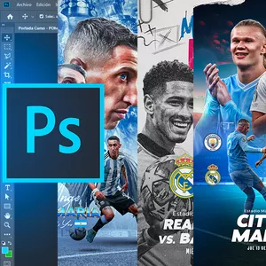 creacion de flyer deportivos en adobe photoshop