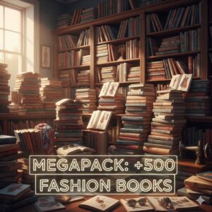 Megapack de mas de 500 libros de moda