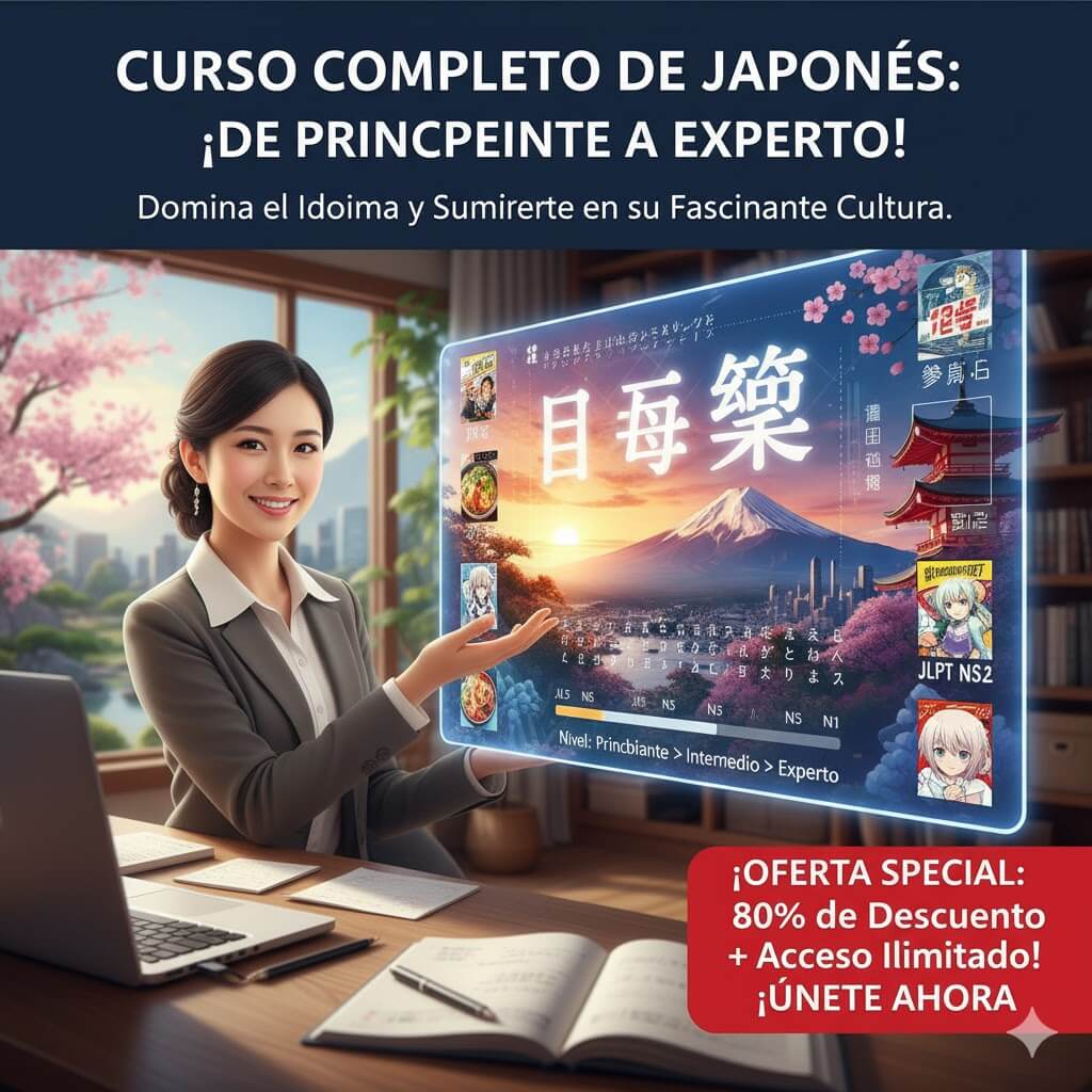 Curso Completo de japones de principiante a experto