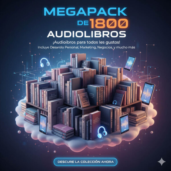 megapack 1800 audiolibros